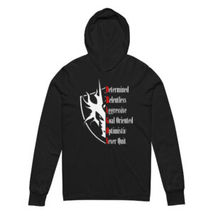 Anagram Hooded long-sleeve tee